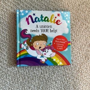 “Natalie” Unicorn Book